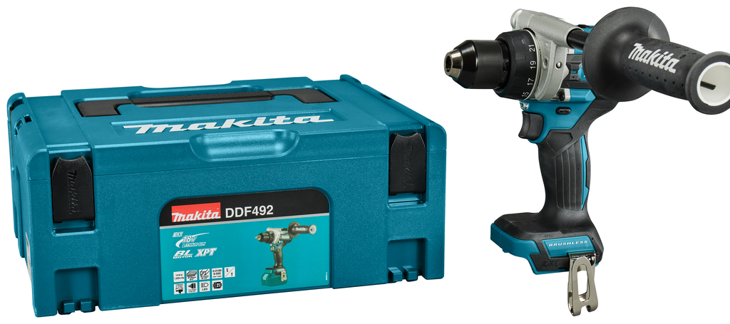 Makita DDF492ZJ LXT 18V gręžtuvas/atsuktuvas be akumuliatorių ir įkroviklio M dėžutėje