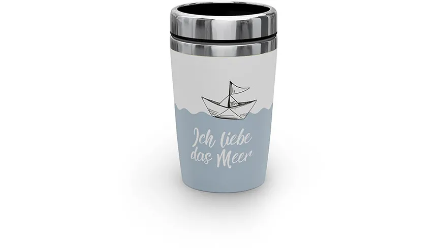 Geschenk für Dich Thermo To-Go 240 ml Ich liebe das Meer
