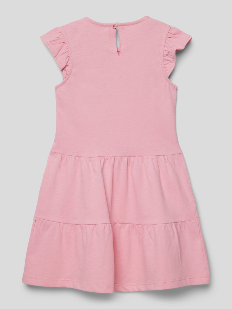Kleid mit Motiv-Print in rosa