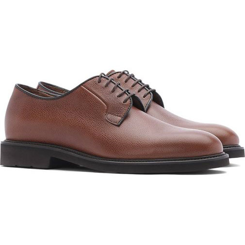 Lottusse Oxford Aus Kalbsveloursleder In Braun