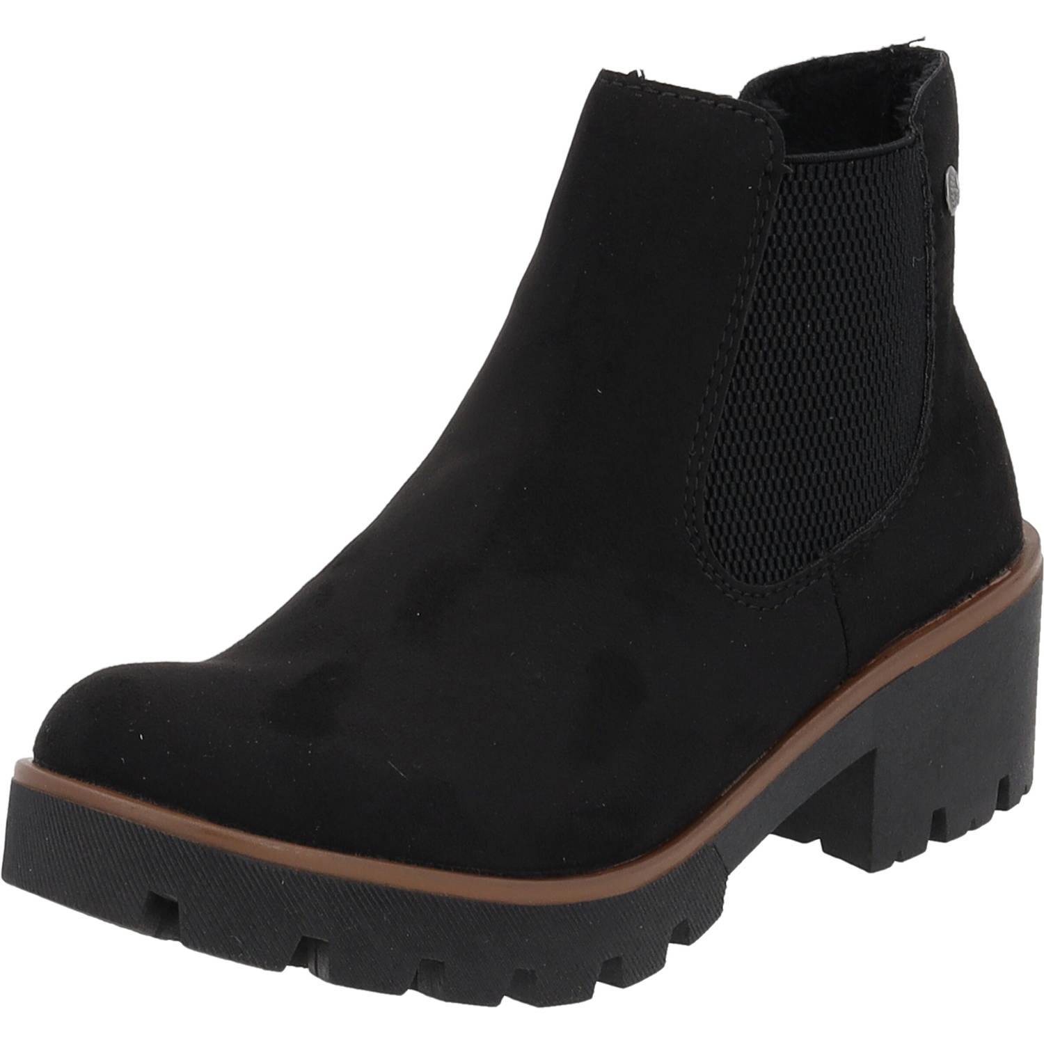 Rieker 79265, Stiefeletten, Damen, schwarz/schwarz