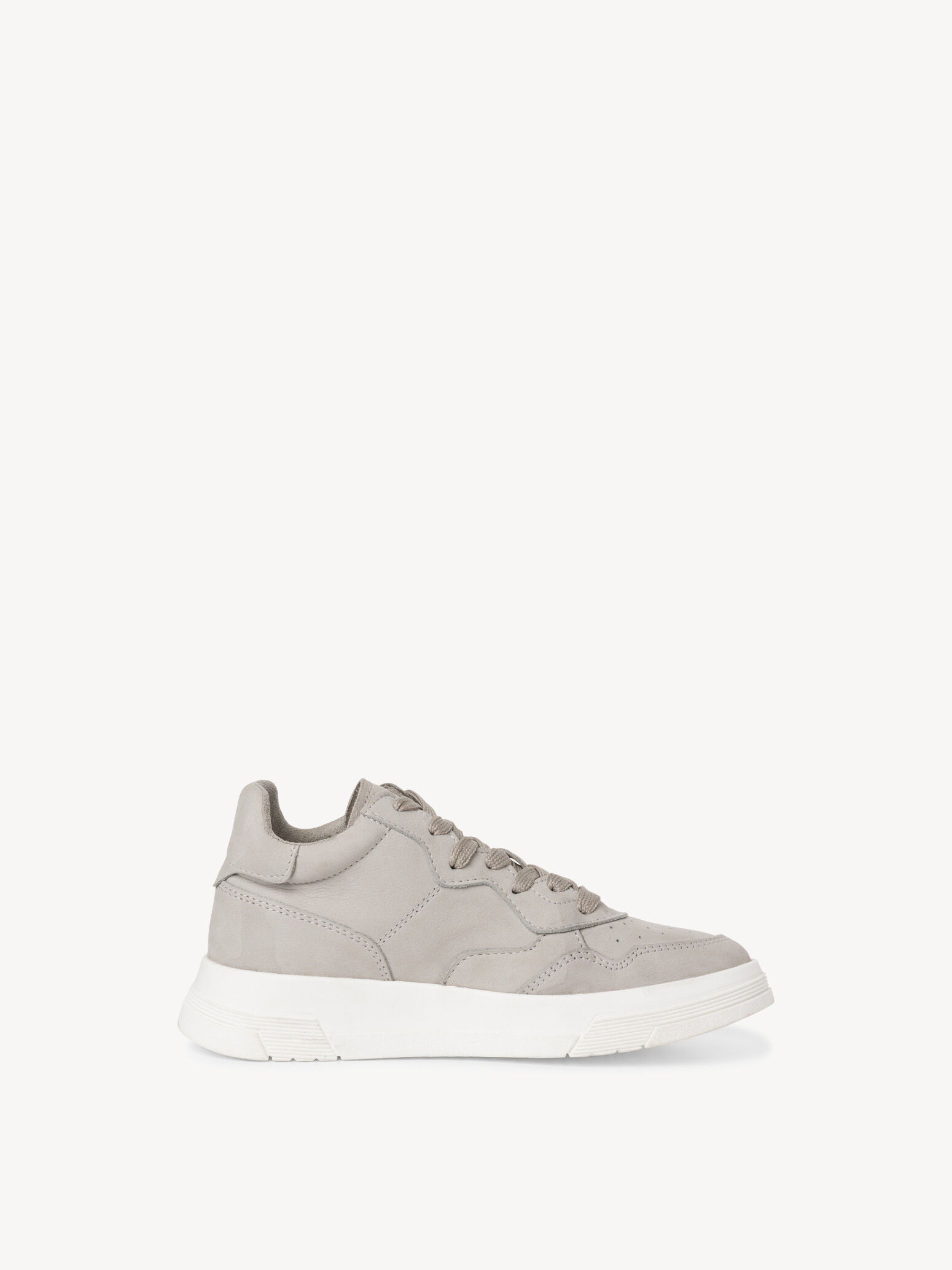 Basket en cuir - gris