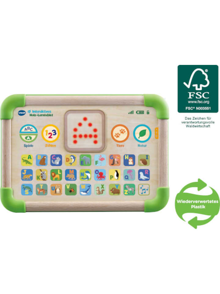 vtech Interaktives Holz-Lerntablet - 12 Monate - 4 Jahre günstig kaufen onesize