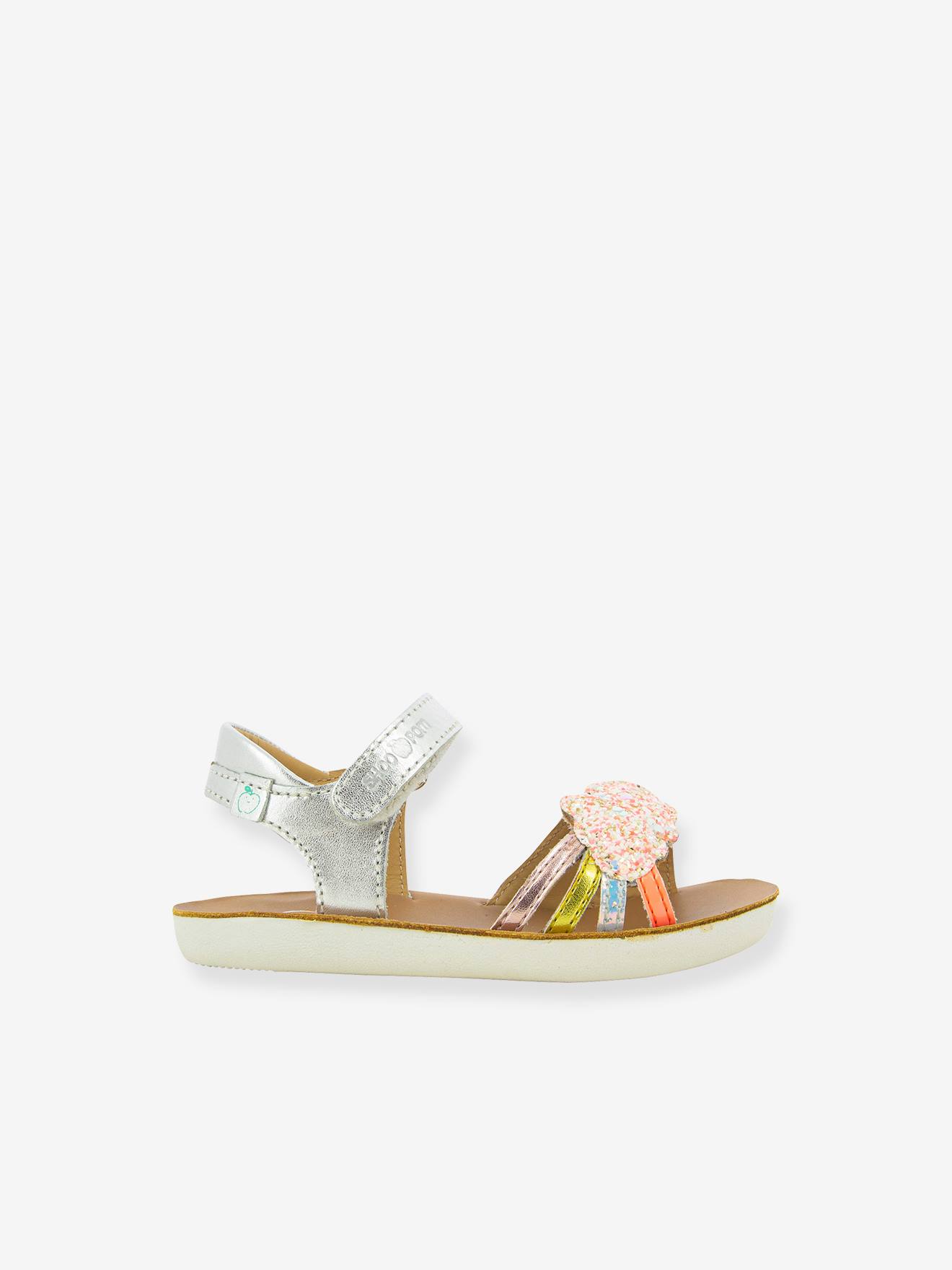 Shoo-Pom Kinder Sandalen GOA MULTI SHOO POM - silber