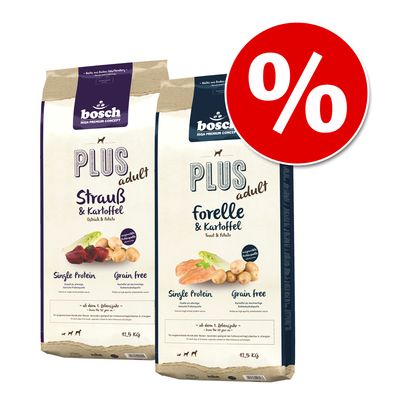 Sparpaket: 2 x 12,5 kg bosch Plus Mix