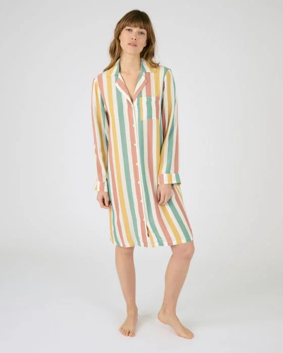 Chemise de nuit forme liquette fluide