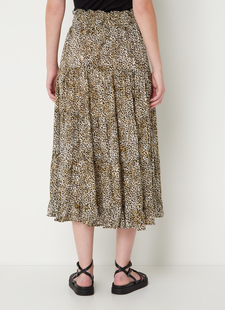 Whistles Midi krokots svārki ar leoparda apdruku