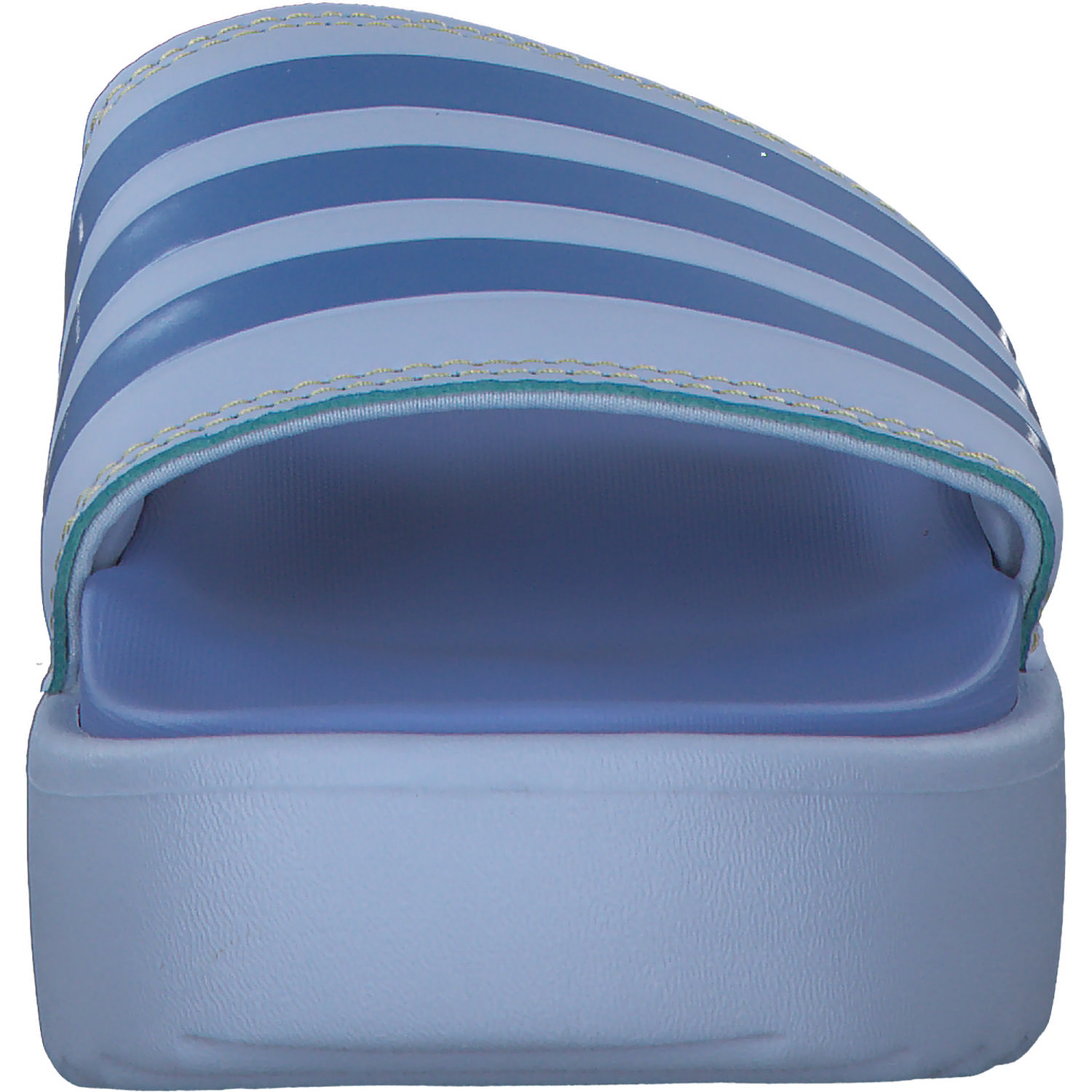 Adidas Adilette Platform, Badeschuhe, Damen, blue dawn/blue fusion met