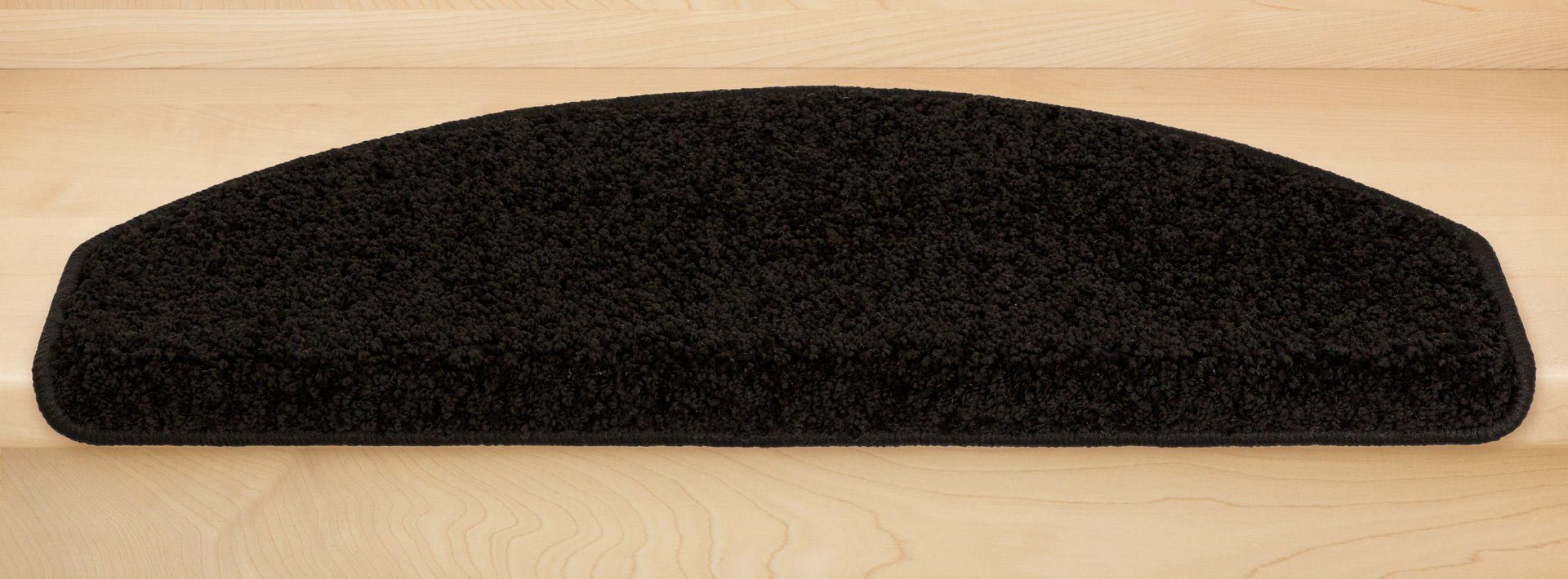 Stufenmatte Stufenmatten Marseille Halbrund Schwarz 14 Stück, Metzker®, halbrund, Höhe: 13 mm, 14 Stück im Set - Schwarz