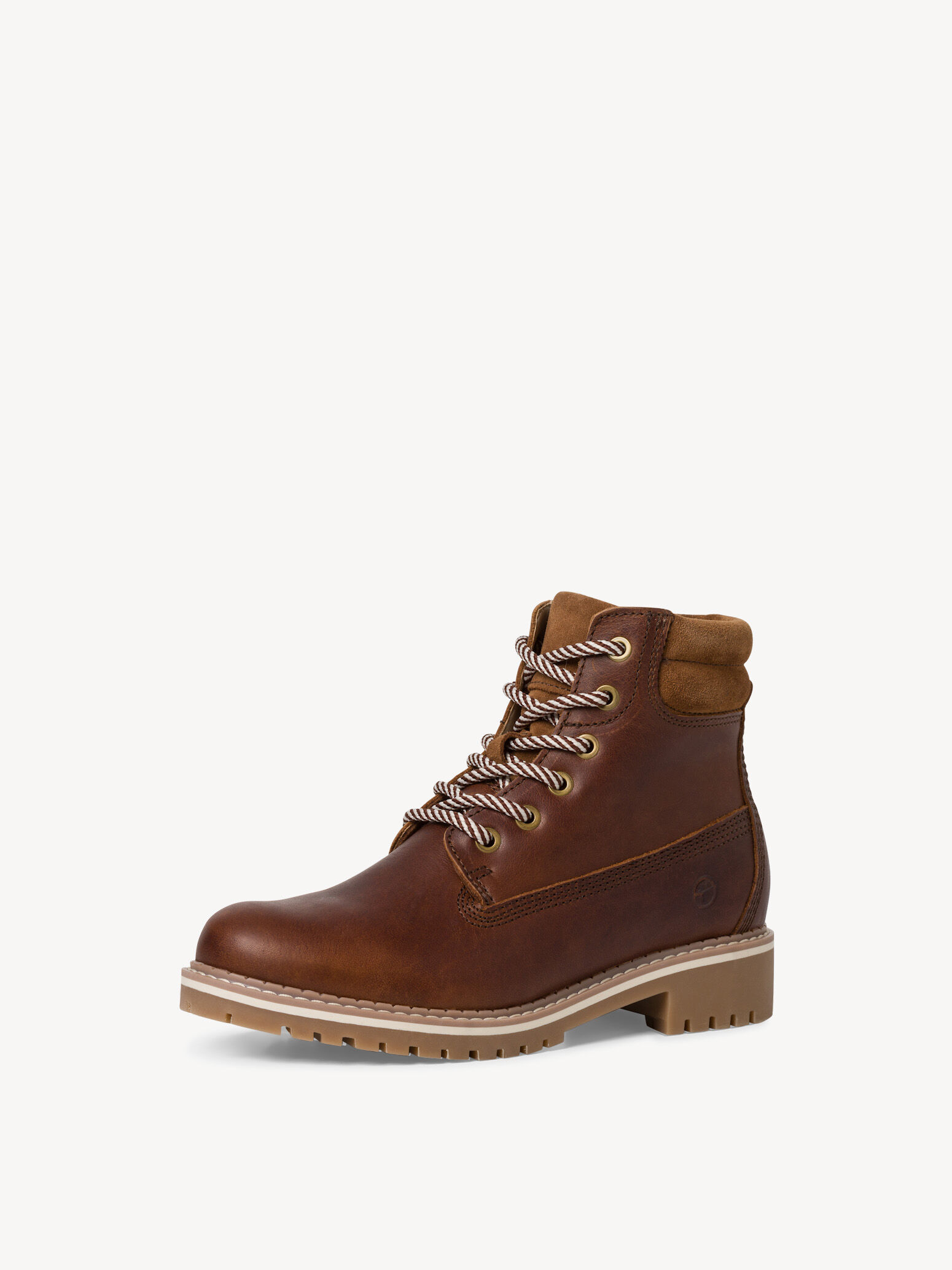 Bottine en cuir - marron doublure chaude