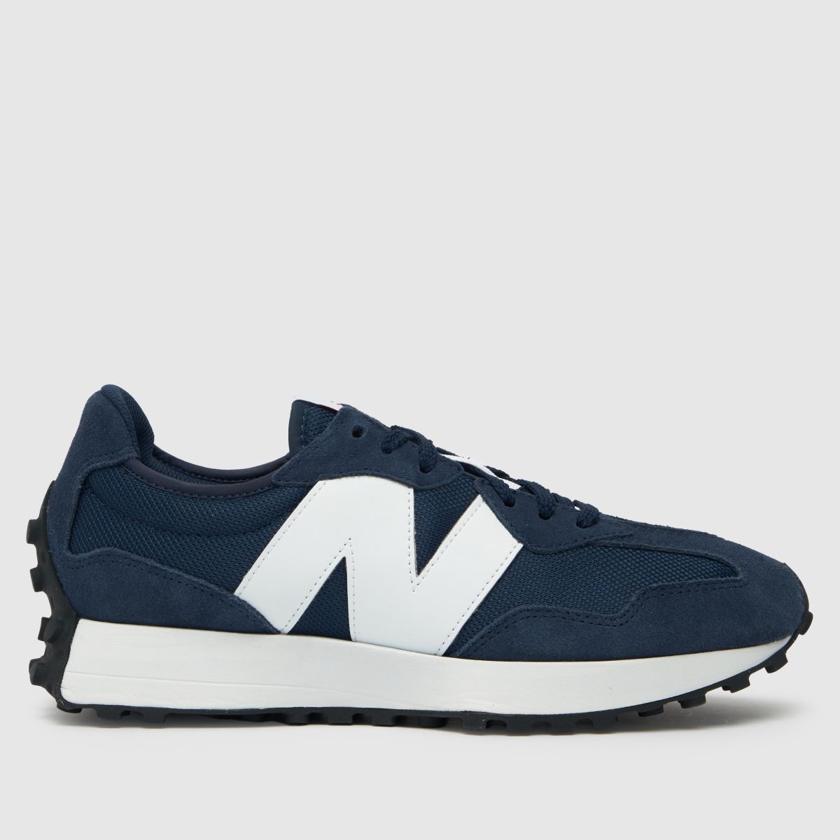 New Balance 327 träningsskor i marinblått och vitt