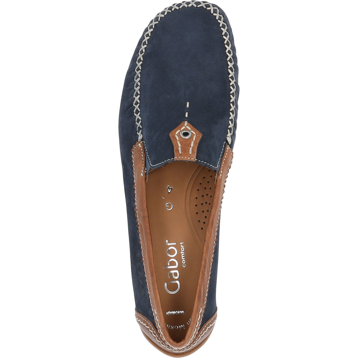 Gabor Comfort 26.090, Mokassins, Damen, blue/new whisky