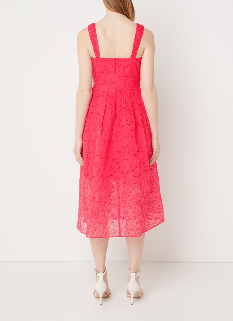 Vestido midi de French Connection con bordado floral