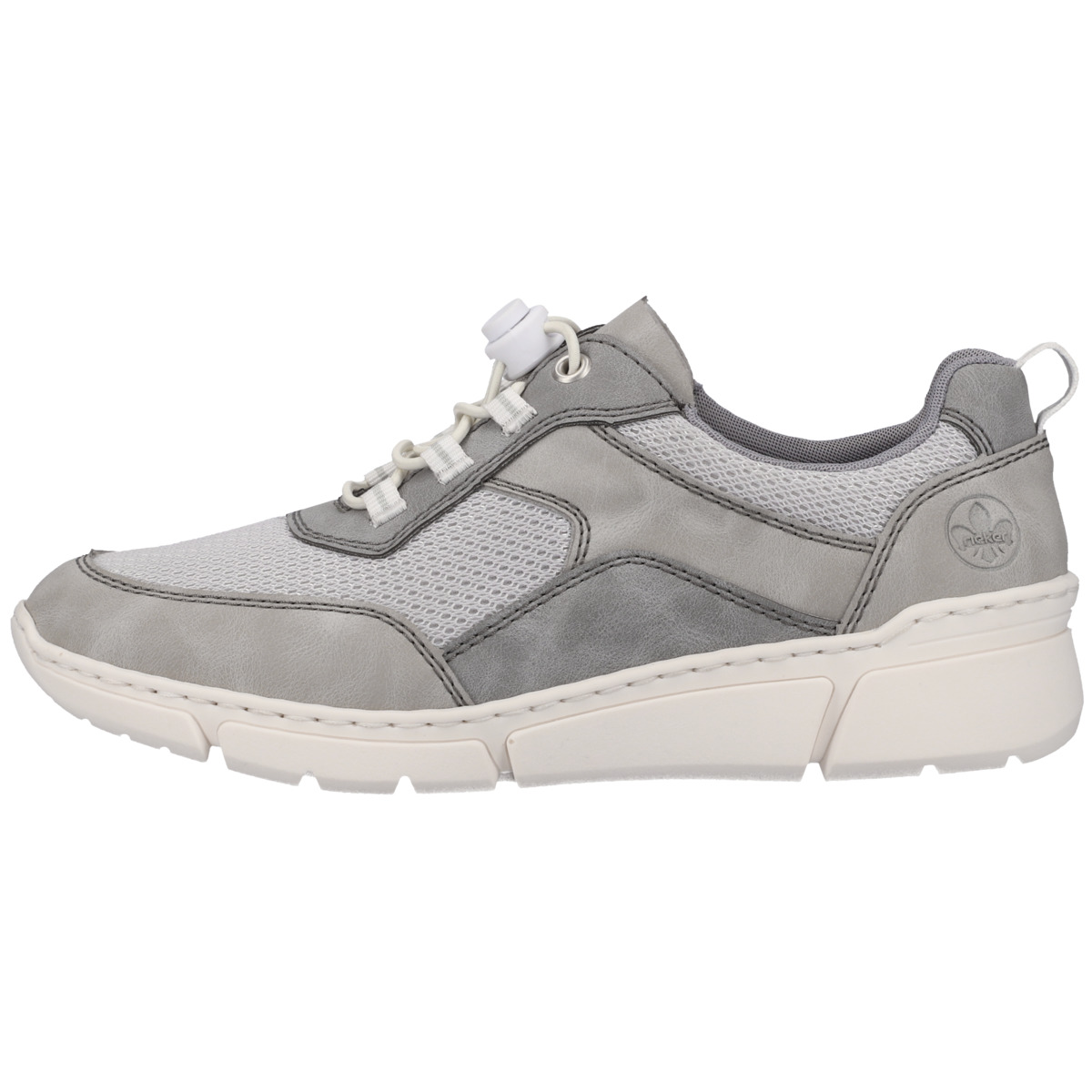 Rieker M0150 Sneaker Low hellgrau
