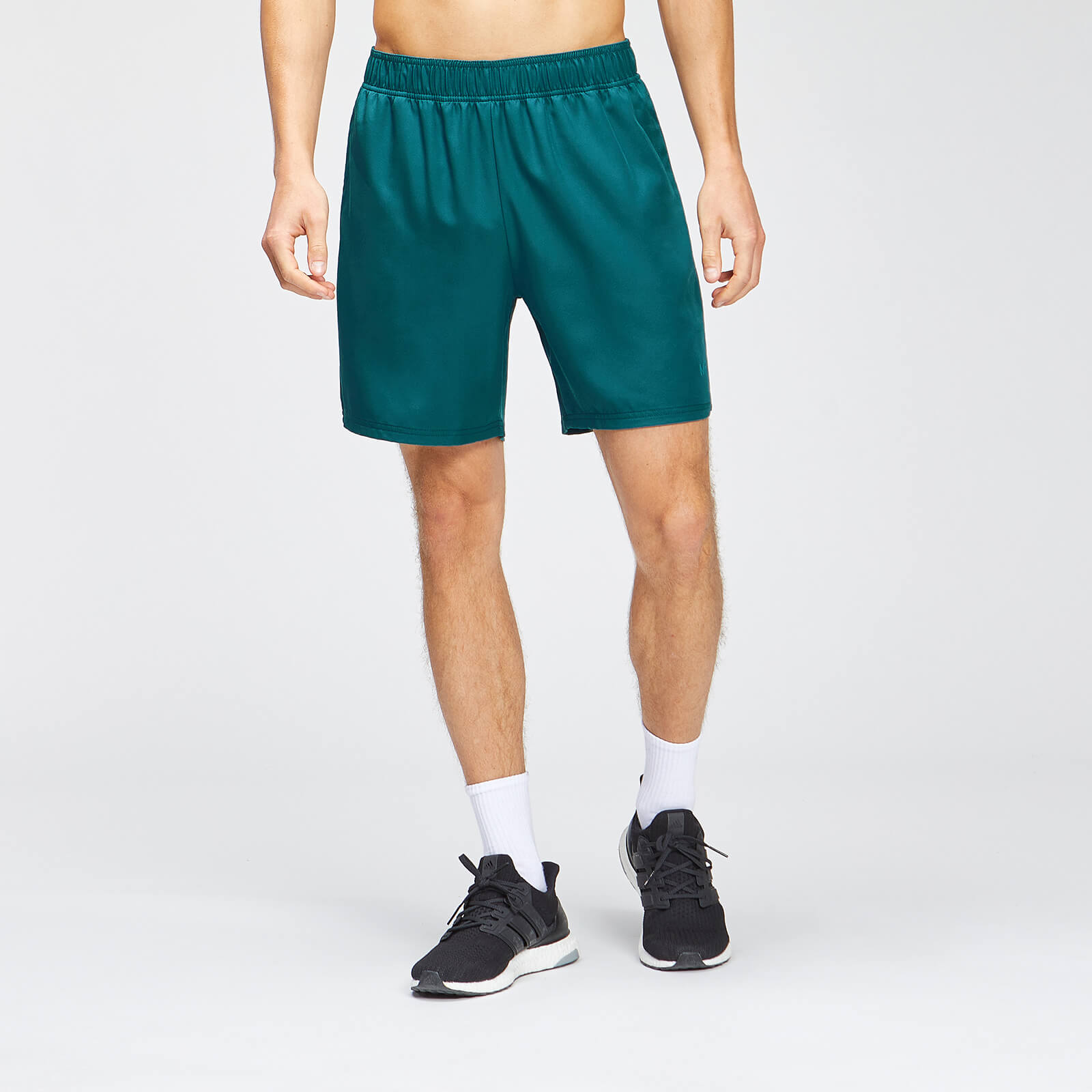 Short à imprimé répétitif MP Graphic Training pour hommes – Bleu sarcelle foncé