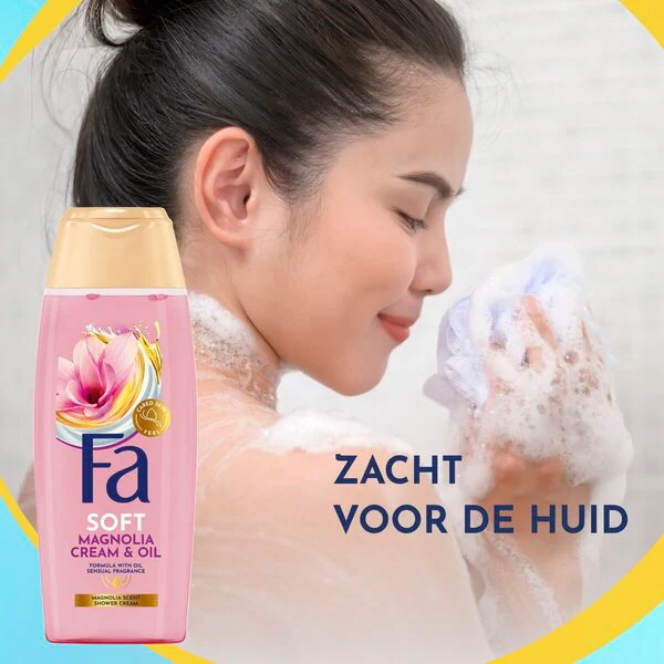 Fa Cream & Oil Magnolia -suihkuvoide 250ml