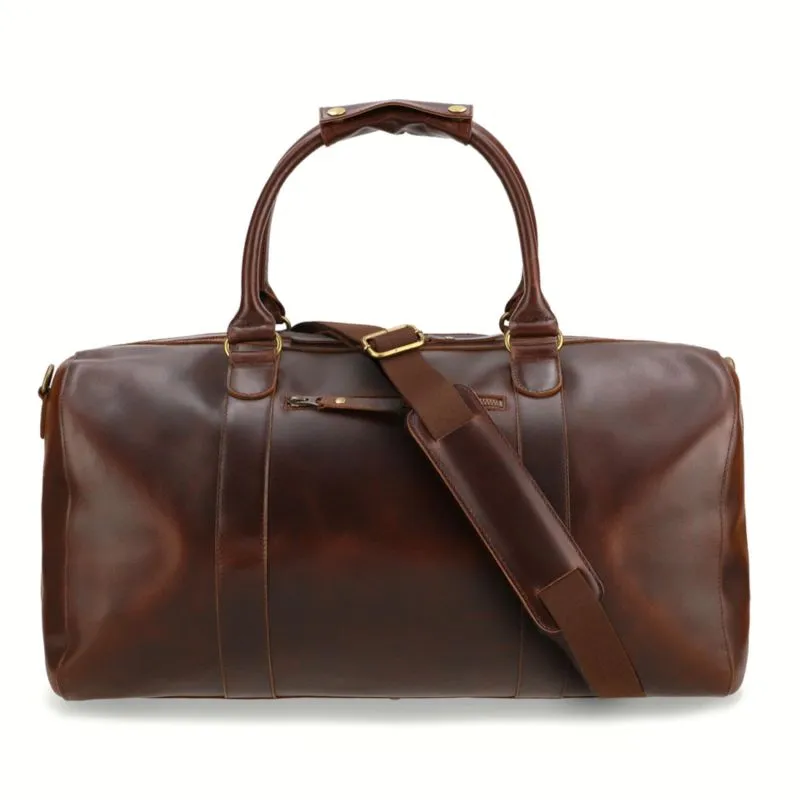 Buckle & Seam Leder Weekender Willow - Braun \/ Dots
