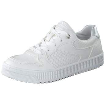 Bugatti Capri Schnürsneaker in weiß