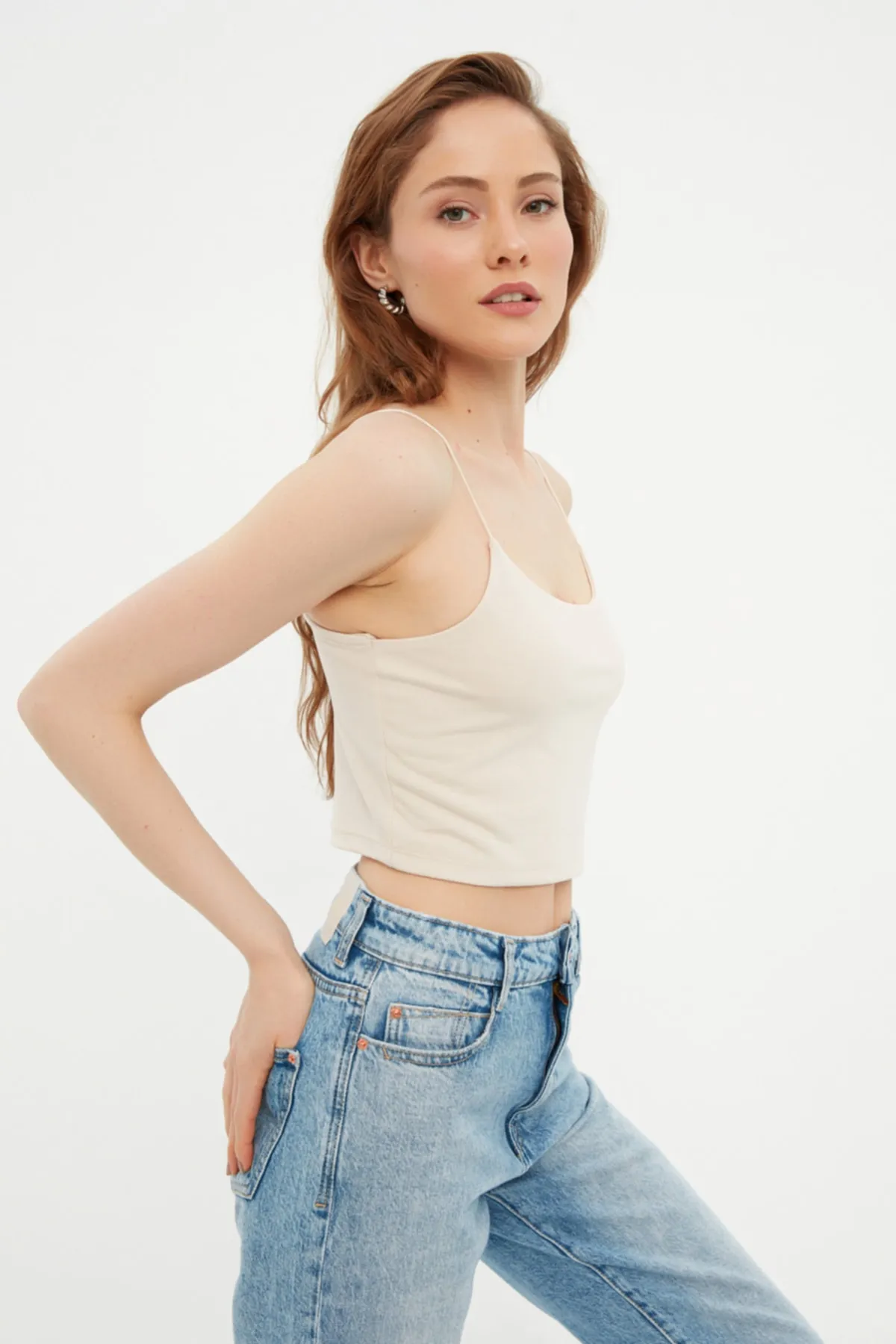 Trendyol Collection  Unterhemd - Braun - Slim Fit