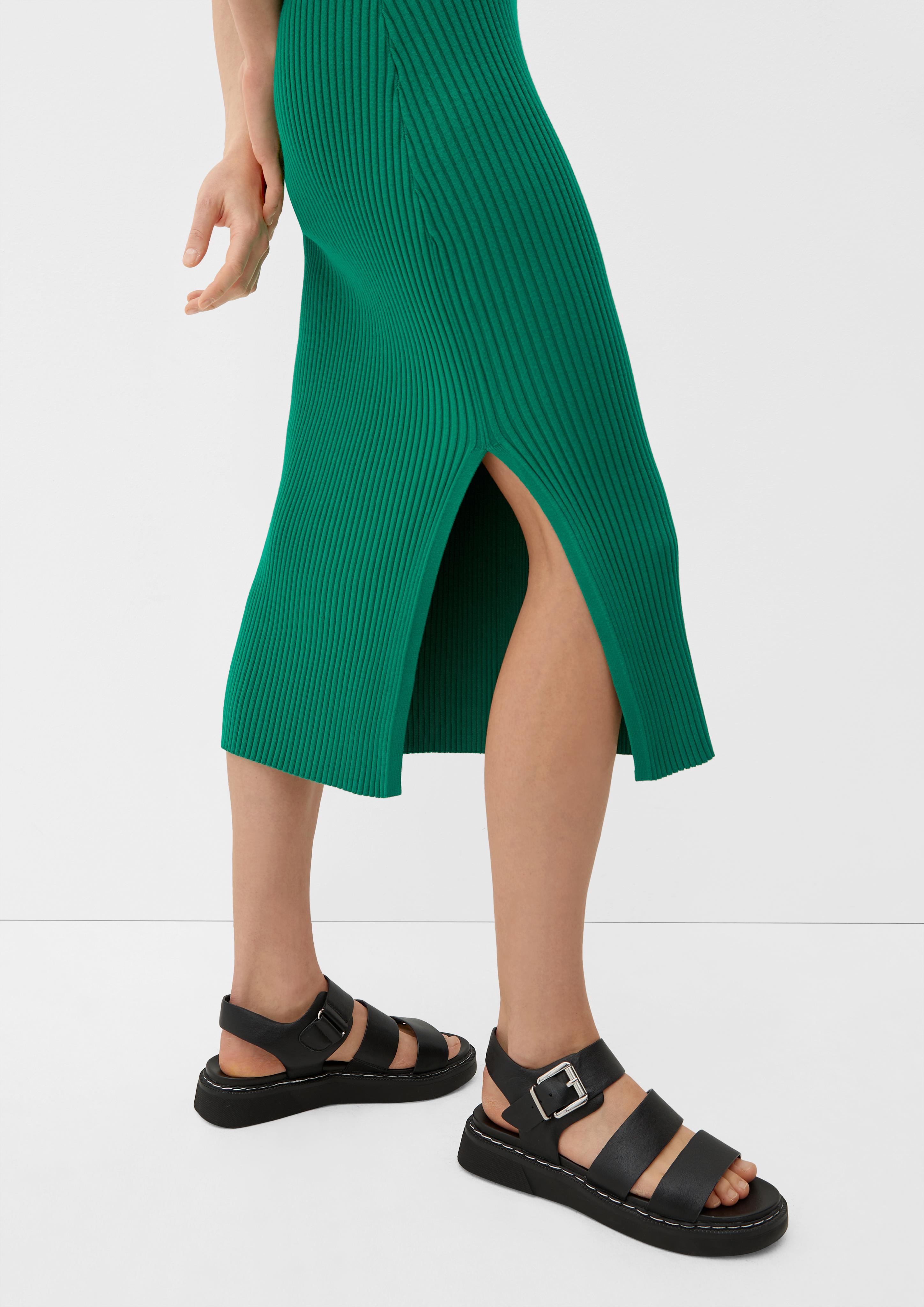 Maxi-Kleid mit Rippstruktur  2129894-7646