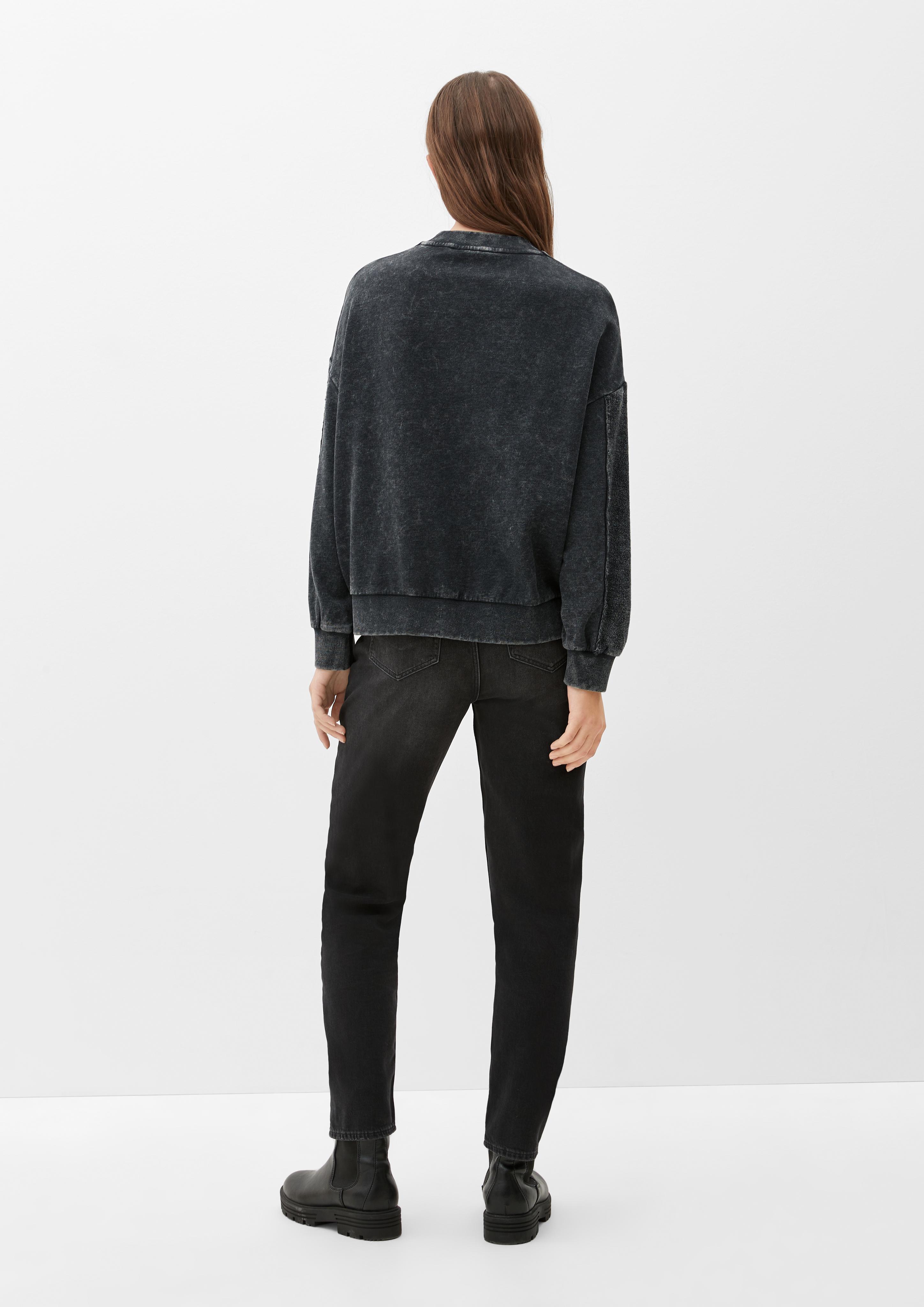 Sweatshirt mit Glitzerartwork  2120201-99D0