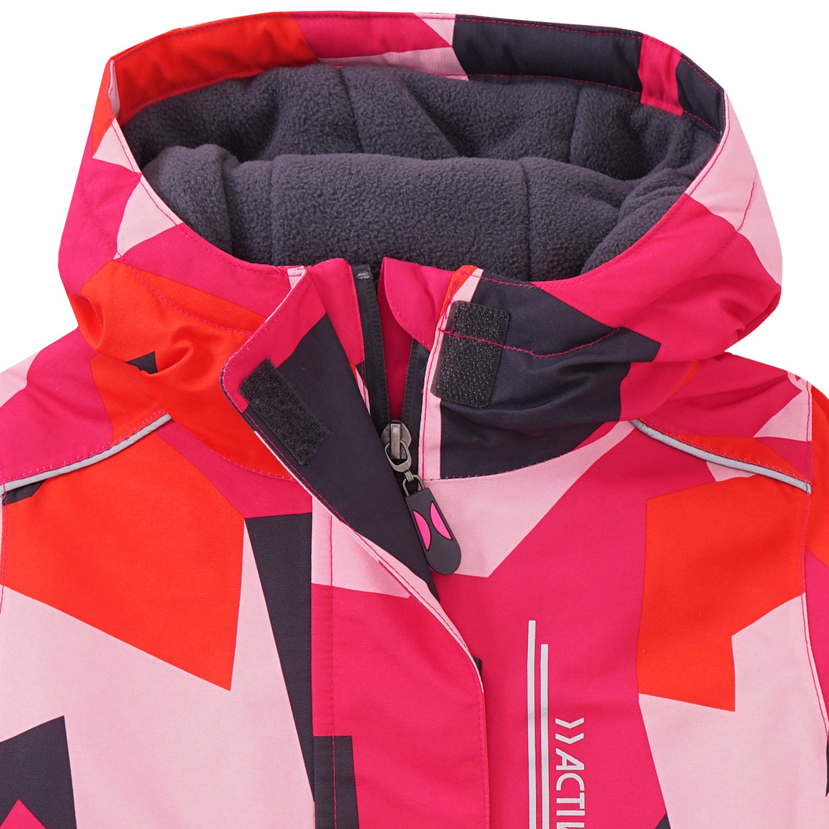 Mädchen Schneejacke mit Allover-Print