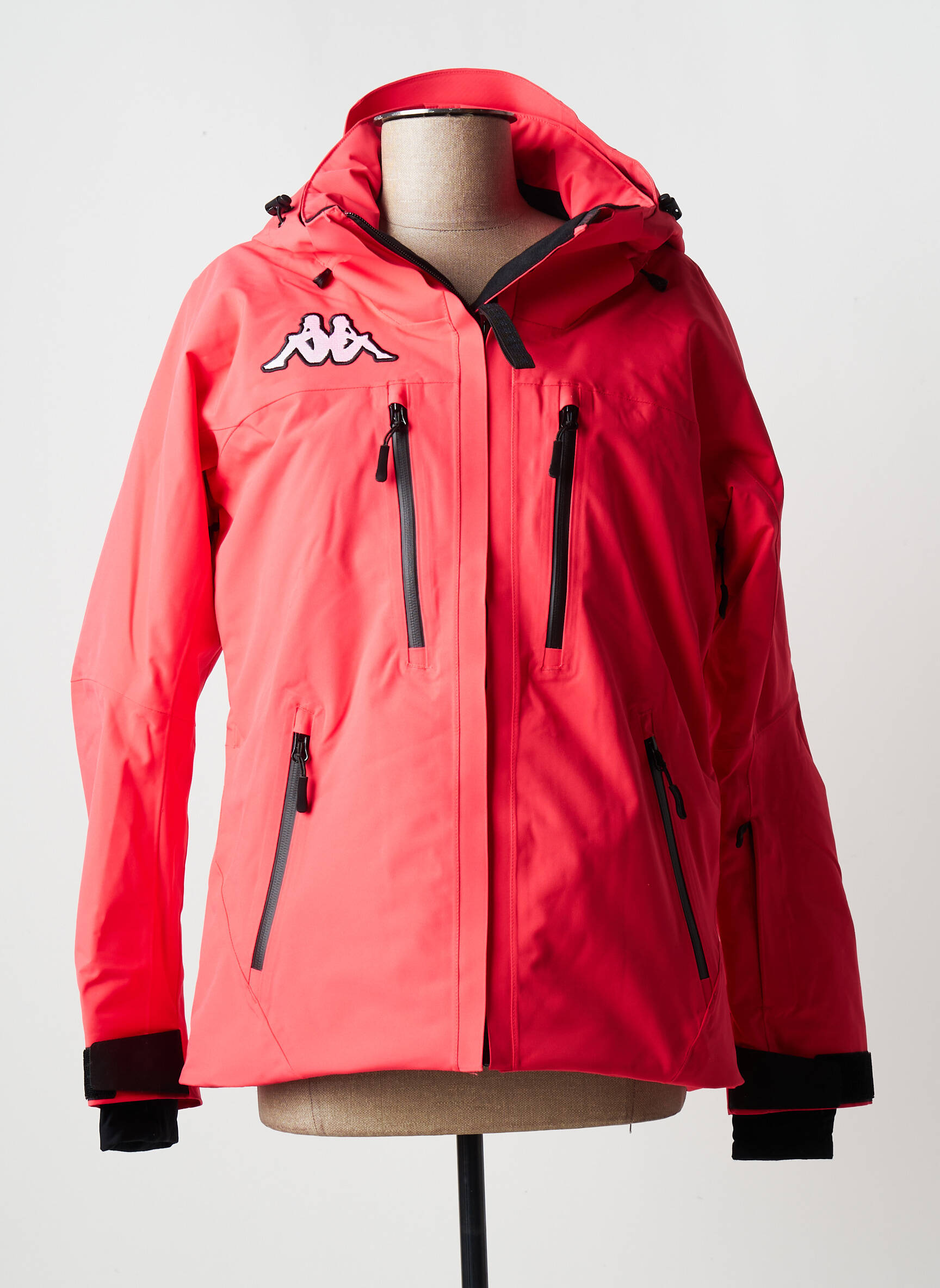 Kappa Parkas Femme couleur rouge