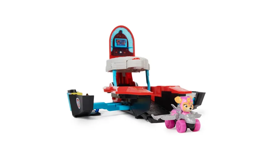 Spin Master - PAW Patrol: Der Mighty Kinofilm, Pup Squad Mini Marine Hauptquartier Spielset