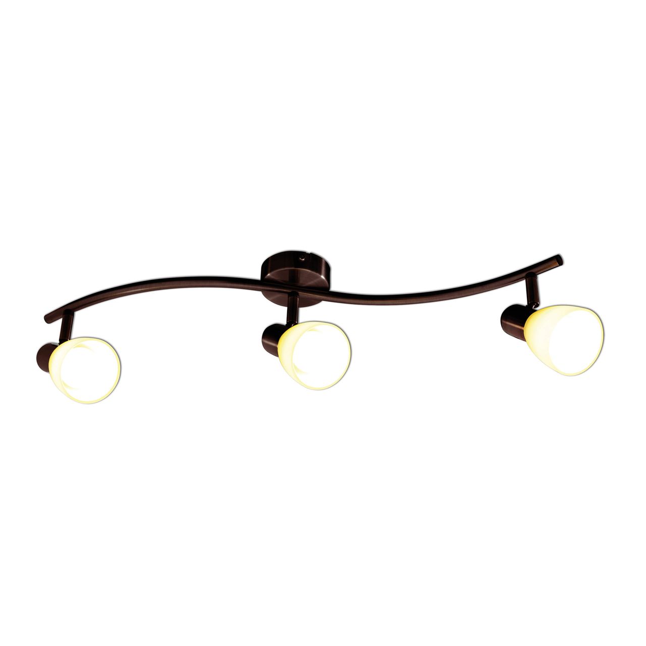 Näve Leuchten 3er LED-Wand-u.Deckenspot 