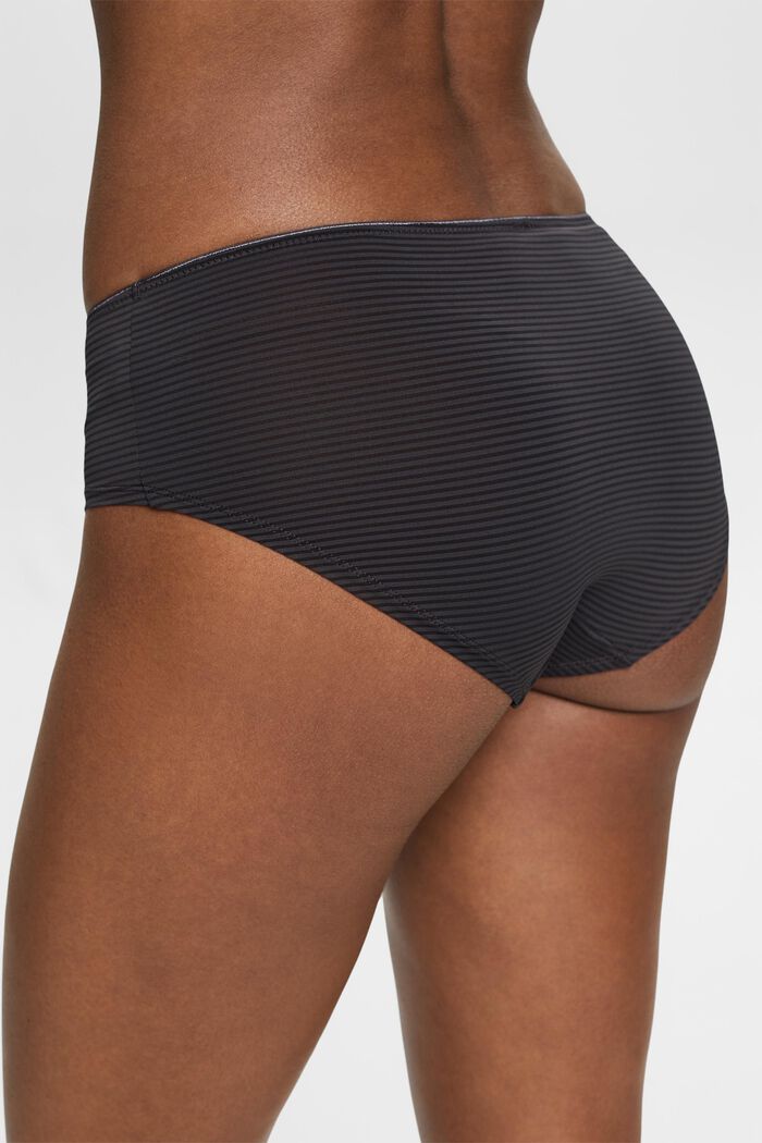 Gestreifte Shorts aus Mikrofaser