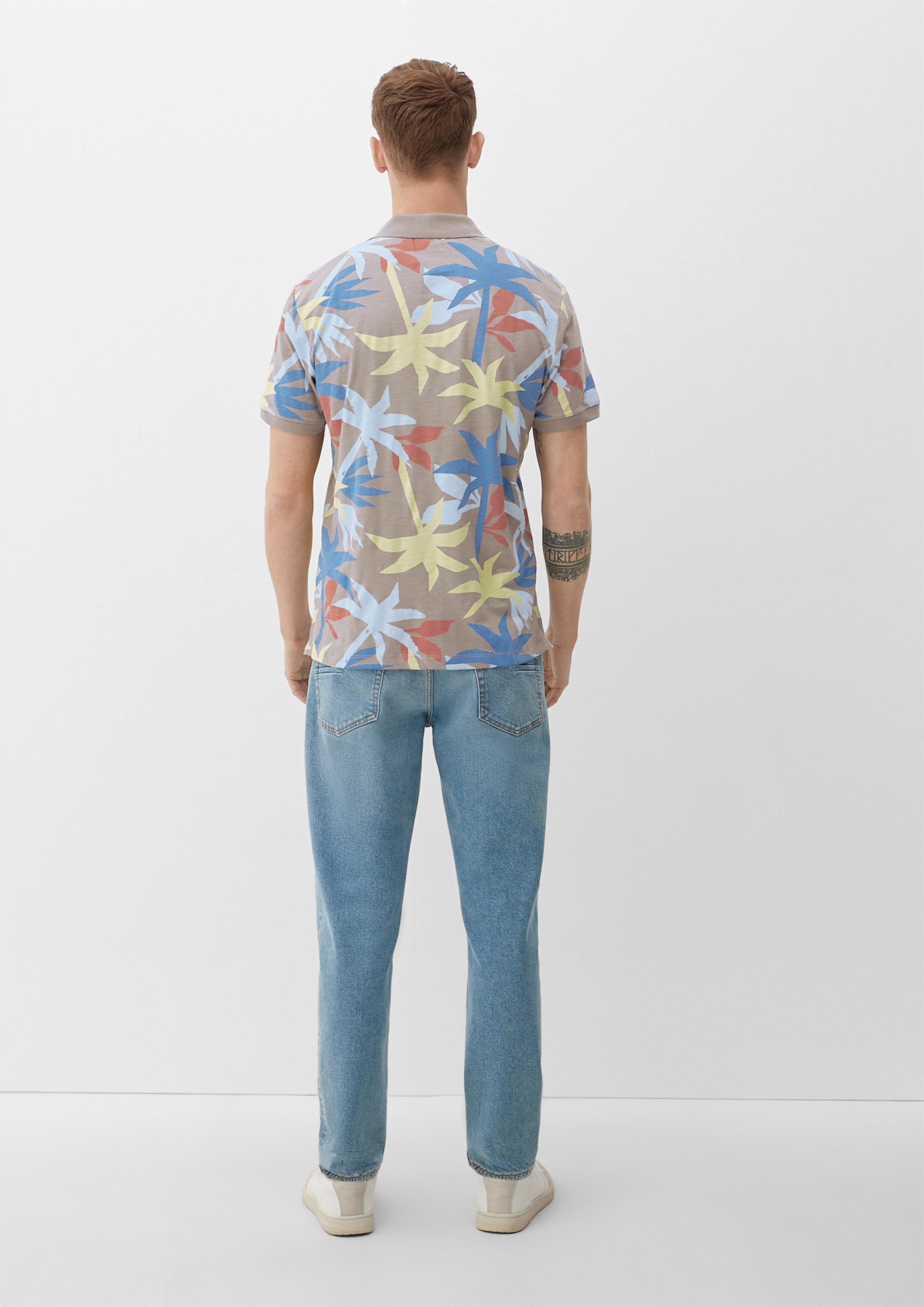 Poloshirt mit Allover-Print  2131471-81A2