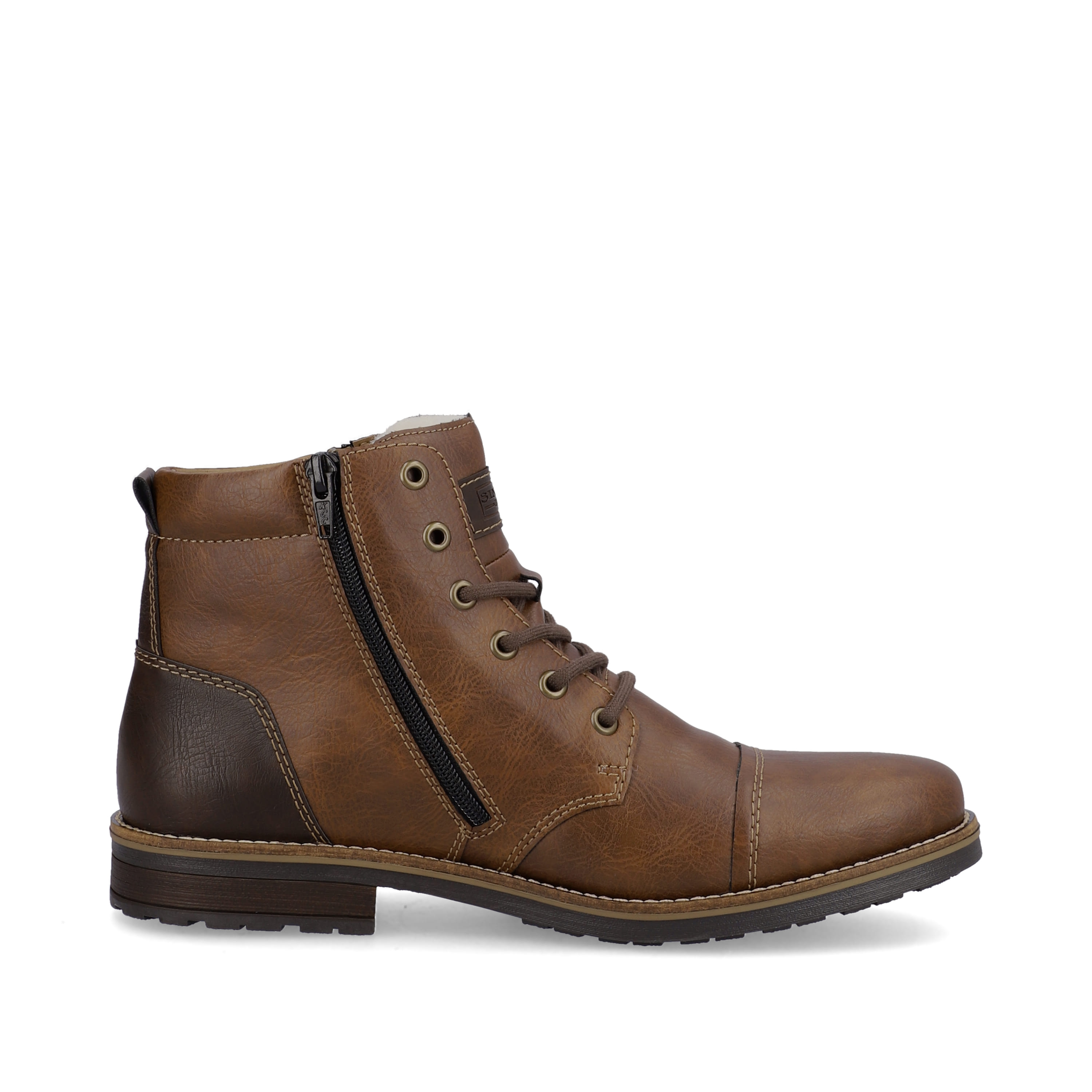 Rieker Herren Schnürstiefel schokobraun