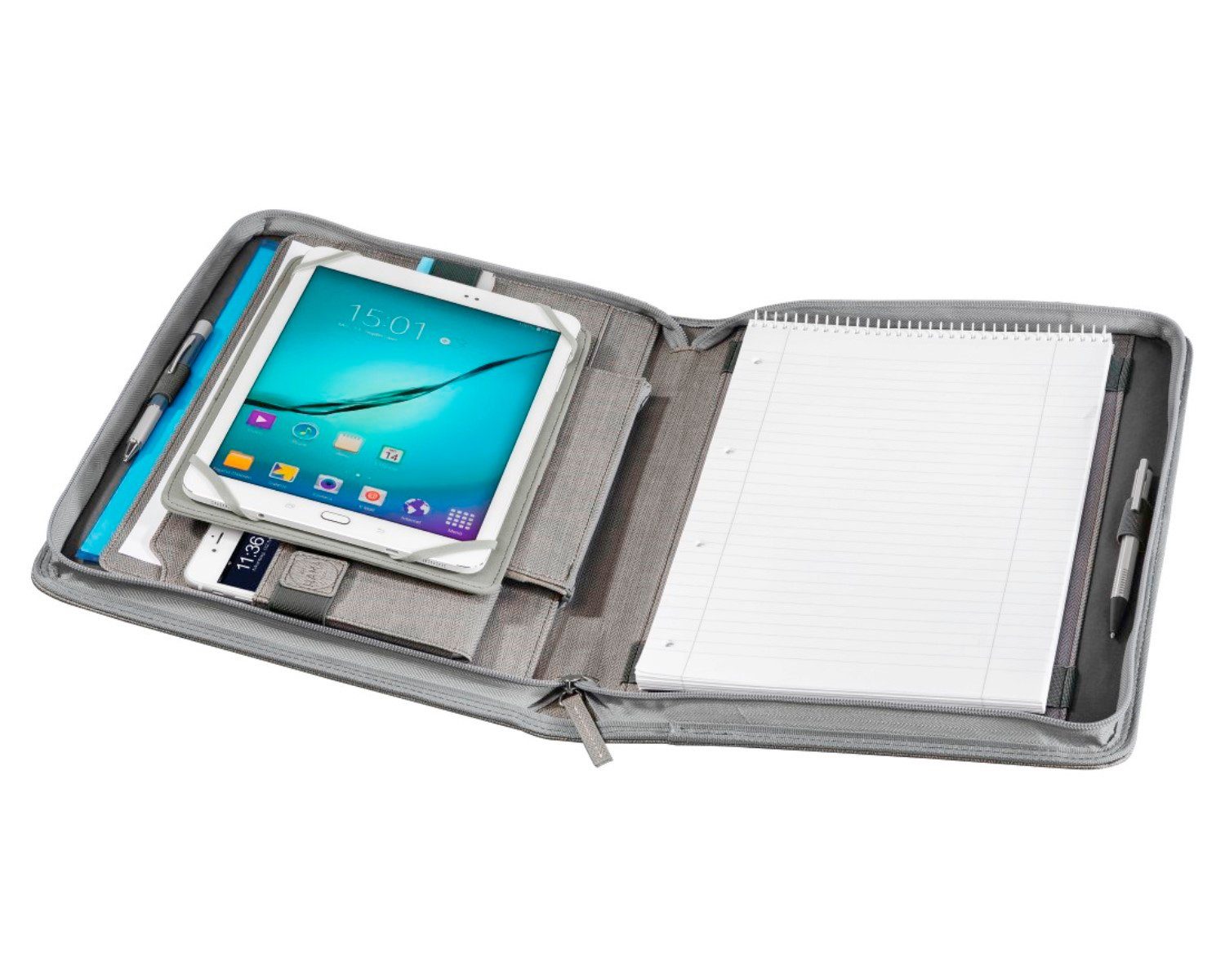 Hama Tablet-Hülle 3in1 Tablet-Organizer A4 Tasche Hülle, Business Case für 9,7