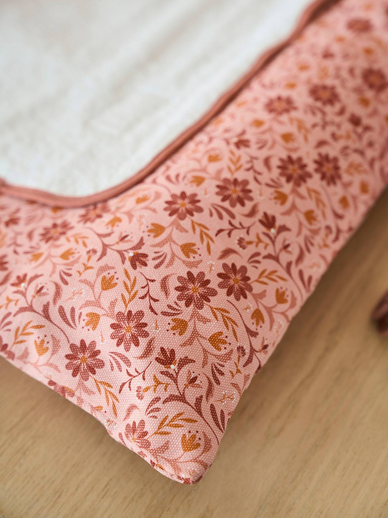 Matelas à langer personnalisable HAPPY BOHÈME rose