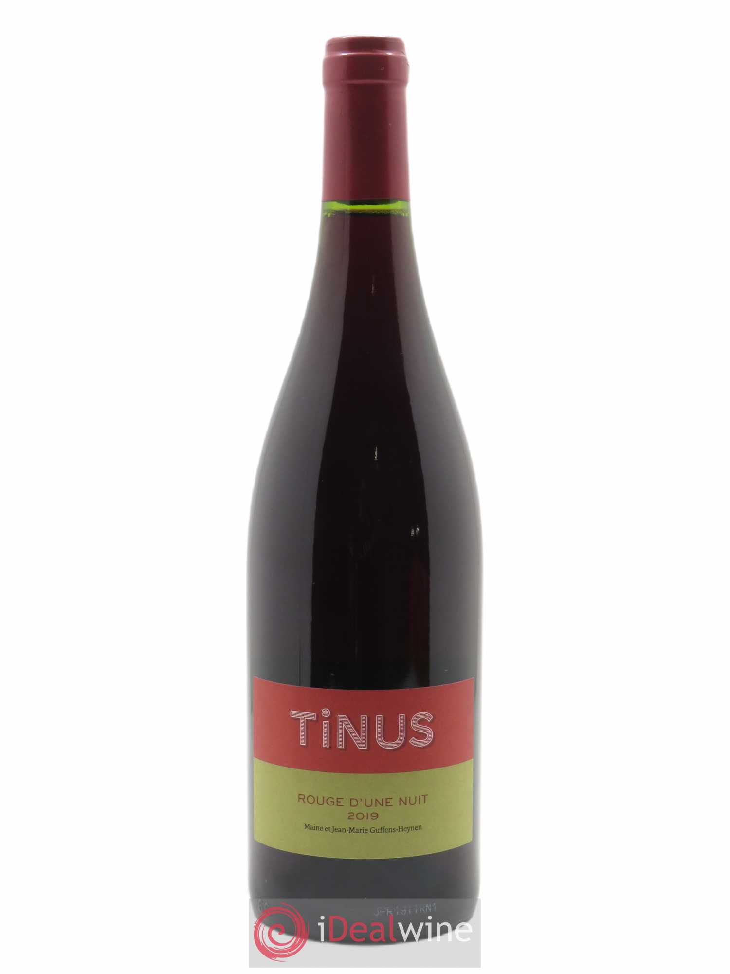 Vin de France Château des Tourettes Rouge d'une nuit Jean Marie Guffens  2019 - Lot de 1 Bouteille