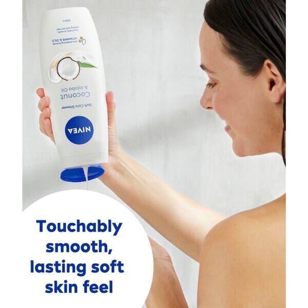 NIVEA Soft Care kókusz- és jojobaolajos tusfürdő 500 ml - Normál huid