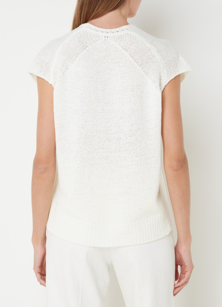 Phase Eight Alana fine knit top with openwork detail