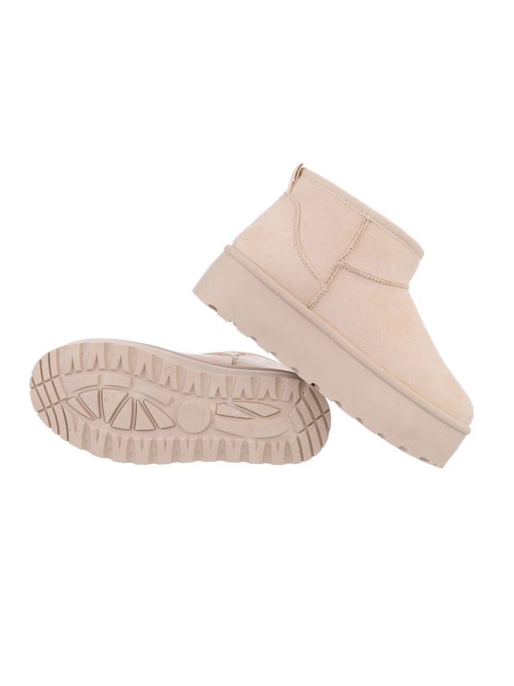 Ital-Design Stiefelette in Beige günstig kaufen