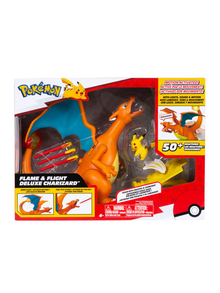 Pokémon Spielfigur Pokémon Feuer & Flug Glurak Figur 15cm günstig kaufen onesize