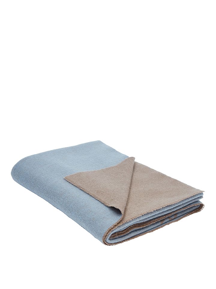 LIEBESKIND BERLIN Wollschal in Hellblau/ Grau - (L)240 x (B)50 cm günstig kaufen onesize