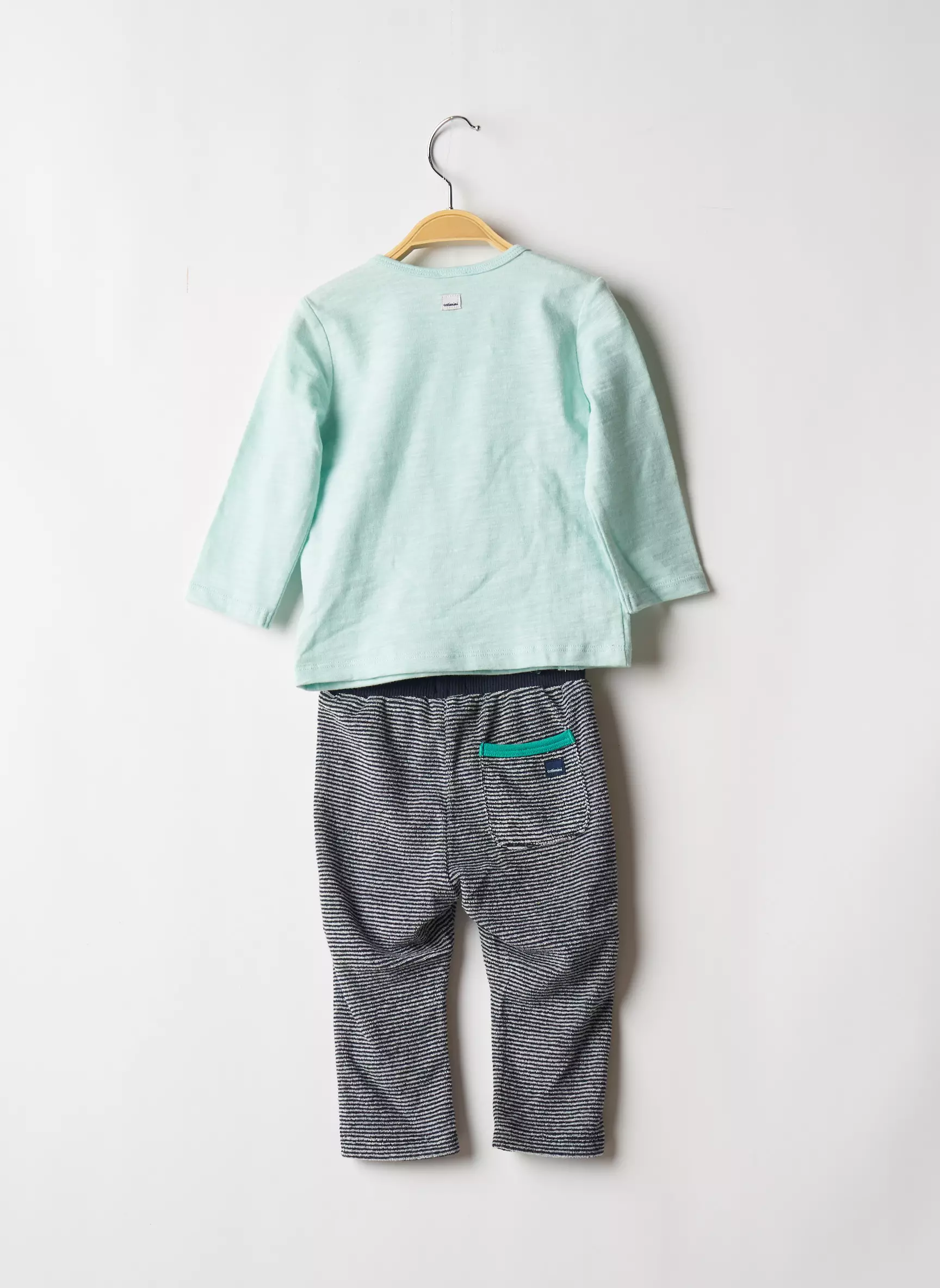 Catimini T Shirt Pantalon Garcon couleur vert