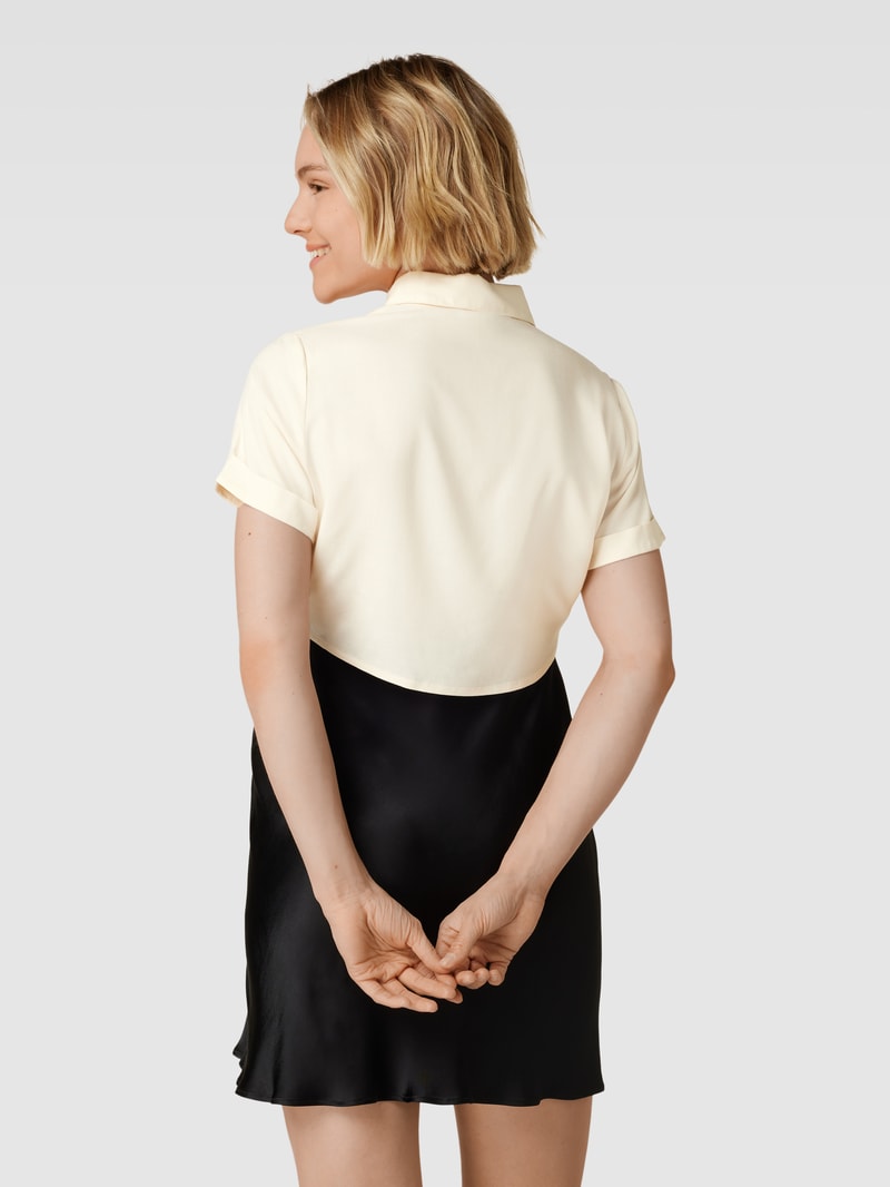 Umstands-Bluse mit Brusttasche Modell 'MELANI' in offwhite
