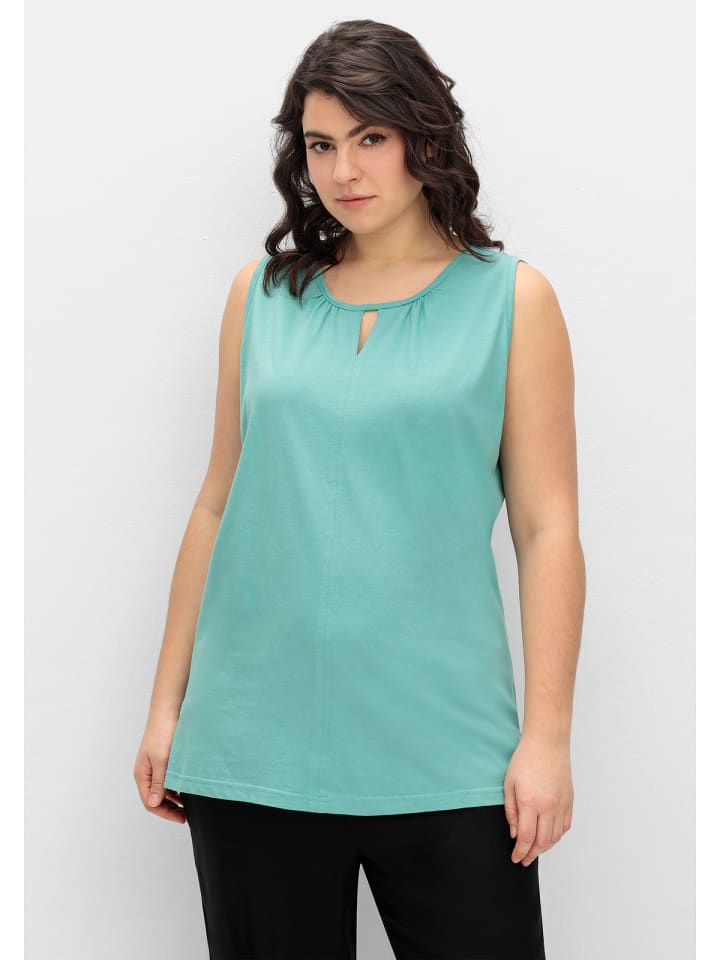 sheego Top in jade günstig kaufen