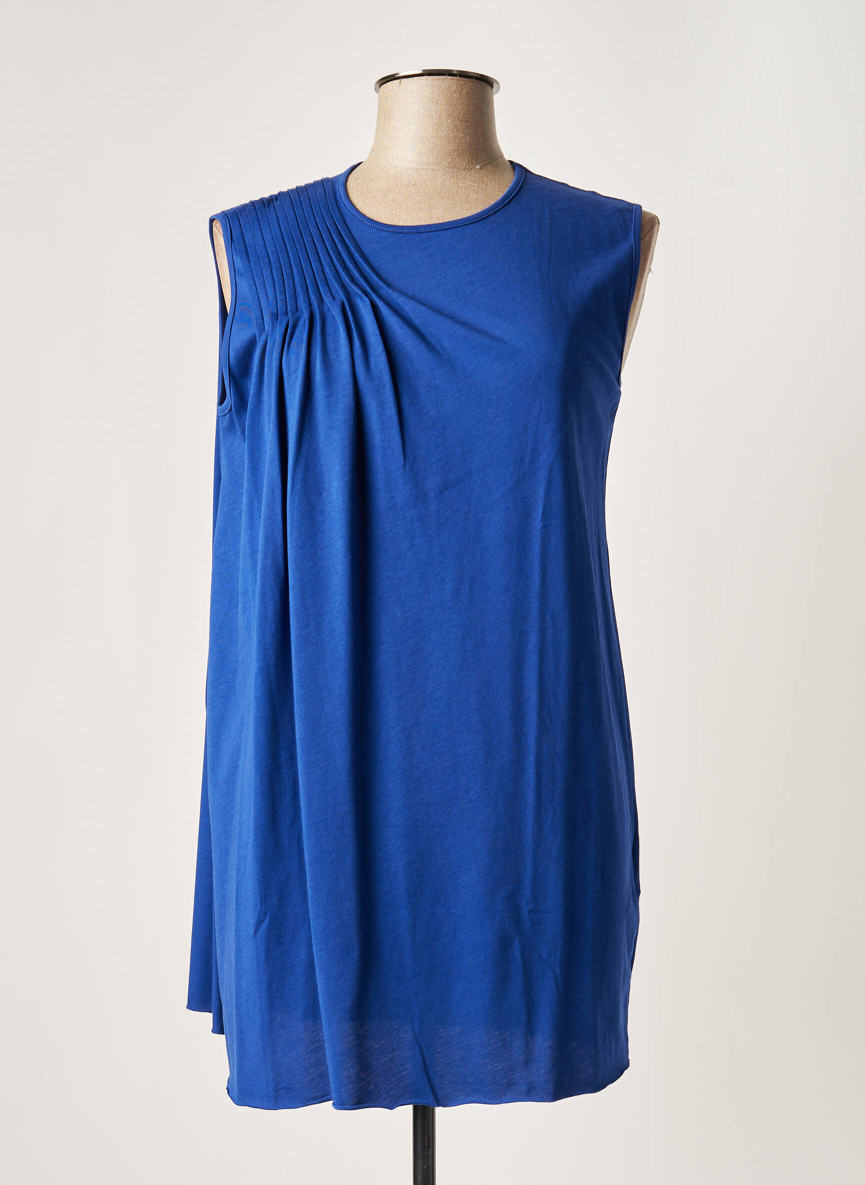 Pier Antonio Gaspari Tuniquesansmanche Femme couleur bleu