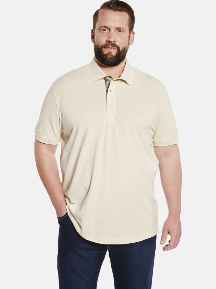 Charles Colby Doppelpack Poloshirt EARL LACHLAN in wollweiß pink günstig kaufen