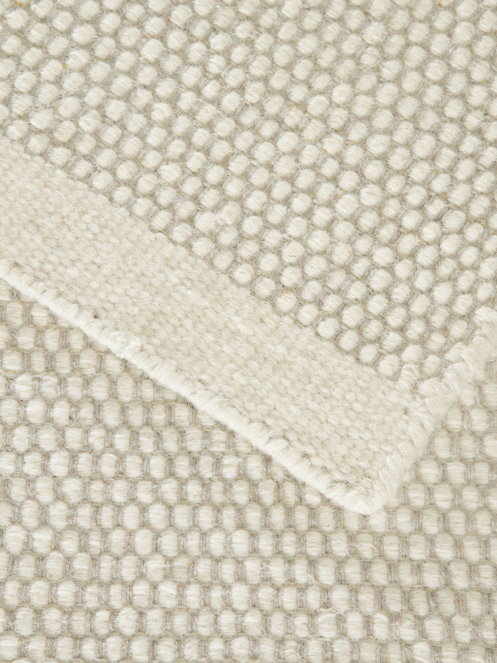 Haderup Woll-Teppich, White