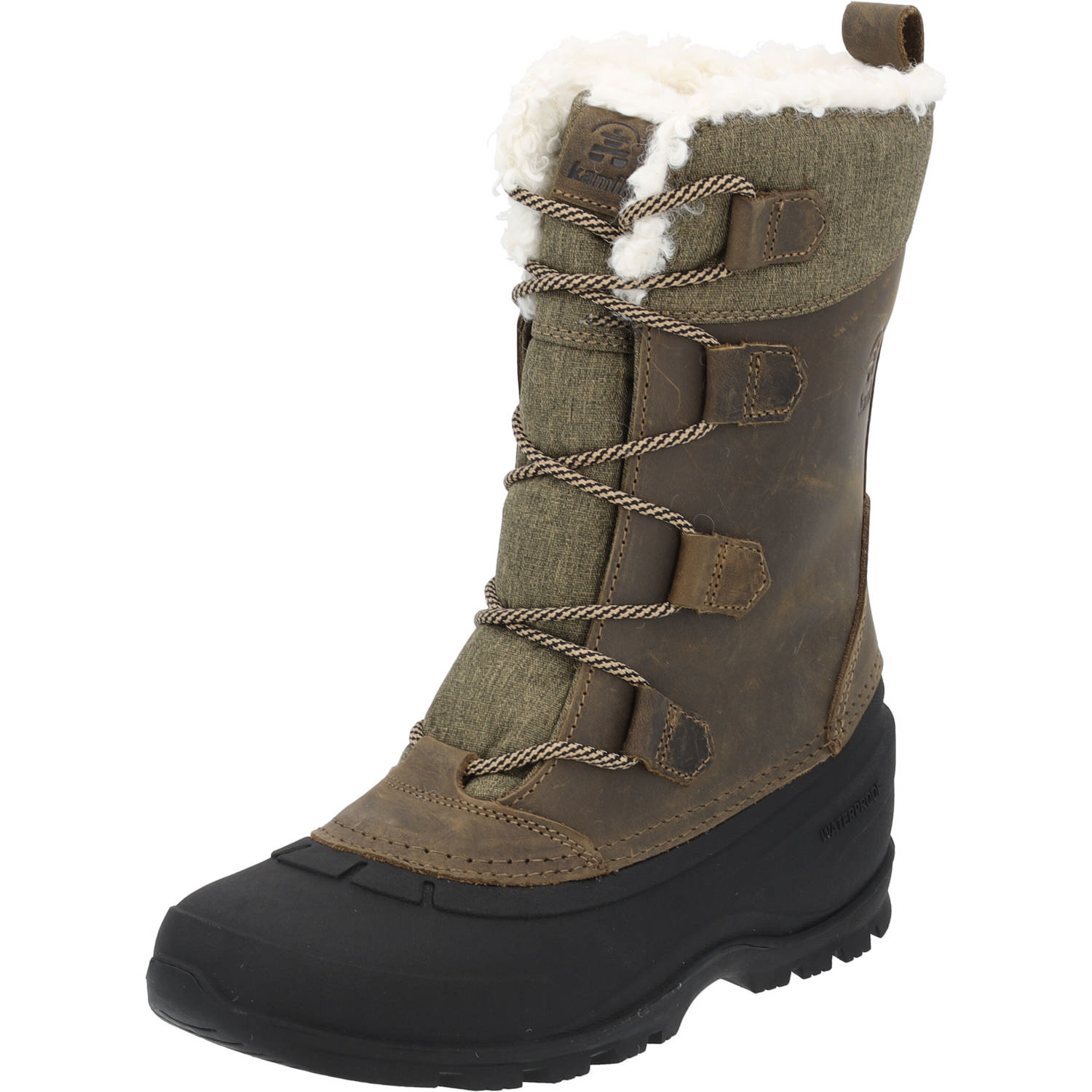 Kamik Snowgem WK2164, Stiefeletten, Damen, Beige (Fossil)