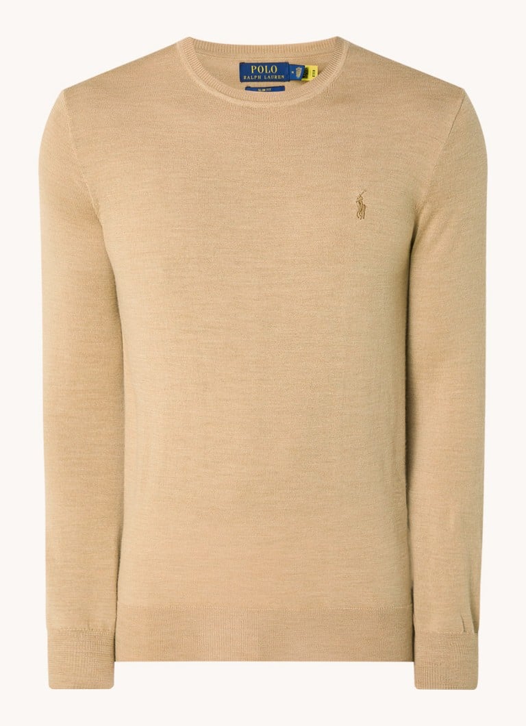 Ralph Lauren Fine-knit wool pullover with logo