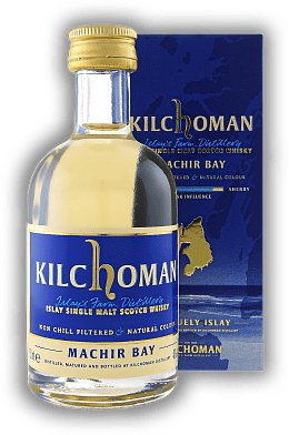 Kilchoman Machir Bay Islay Single Malt 0,05 Liter Kilchoman Machir Bay Islay Single Malt 0,05 Liter Erneut ein wunderbar gelungener Kilchoman der schon mit viel Lob bedacht wurde. 0,05	 Liter - Vol 46%