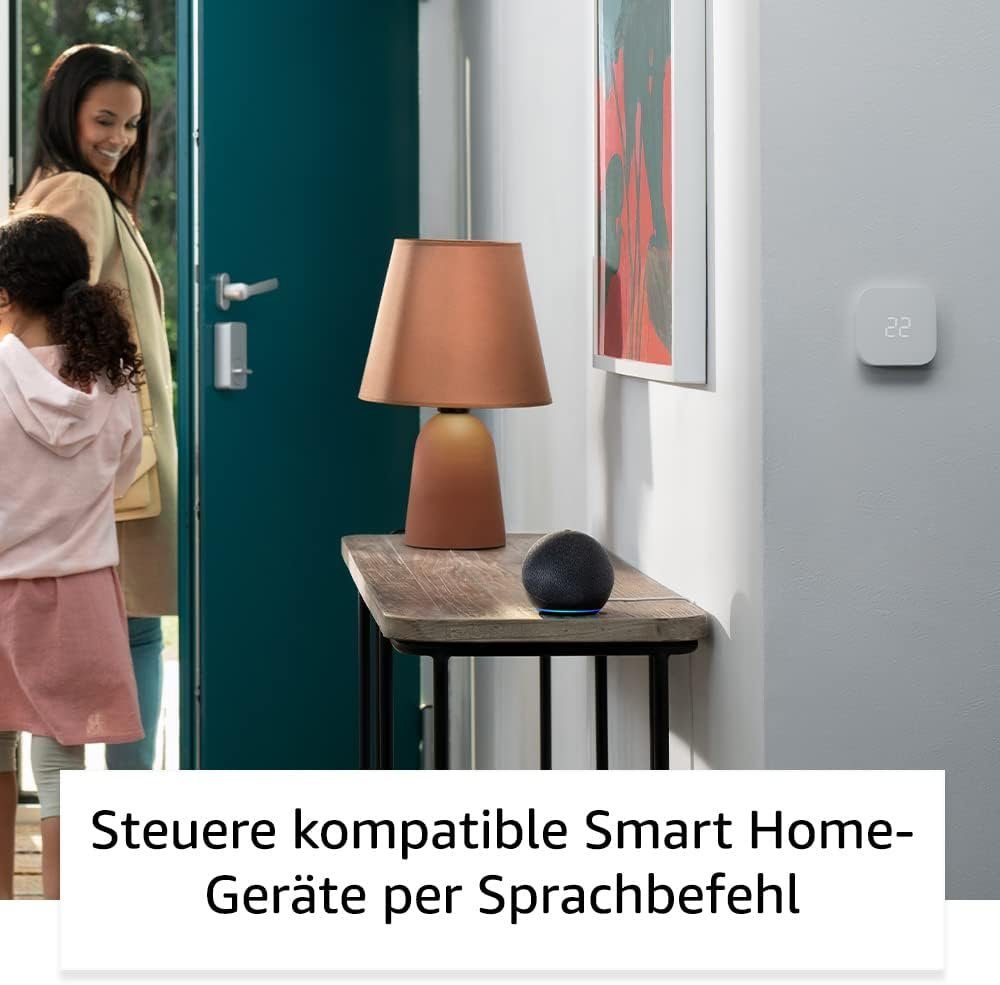 Amazon Echo Dot (5. Gen), mit sattem Klang, Anthrazit Bluetooth-Lautsprecher